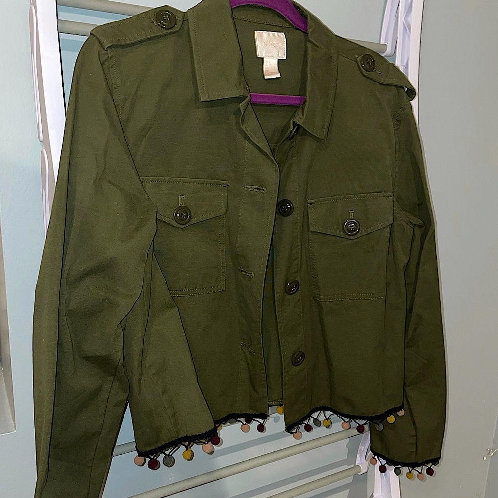 Green Utility/Cargo Jacket (Size L)
